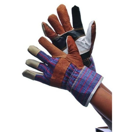 

Multi Color Leather Work Gloves Case of 60