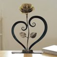 thumbnail image 5 of Frogued Beautiful Heart Shape Desk Statue Decor Romantic Decorative Metal Desk Sculpture Decor for Home, 5 of 13