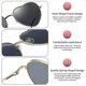 thumbnail image 3 of Heart Sunglasses Women Polarized Metal Frame Trendy Cute Heart Shaped Sunglasses Uv400 Protection, 3 of 5