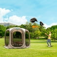 thumbnail image 7 of Werph 10x10 Pop Up Canopy, Portable Canopy Tent with Mesh Mosquito Net, Screen House Room Camping Canopy Shade Tent,Beige, 7 of 7