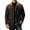 G05-Black, variant on Men's Fleece Lined Trucker Jacket Heavyweight Warm Winter Coats Turndown Collar Sherpa Overcoat with Flap Pockets S