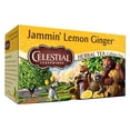 thumbnail image 2 of (4 pack) Celestial Seasonings Herbal Tea Caffeine Free Jammin' Lemon Ginger - 20 Tea Bags, 2 of 6