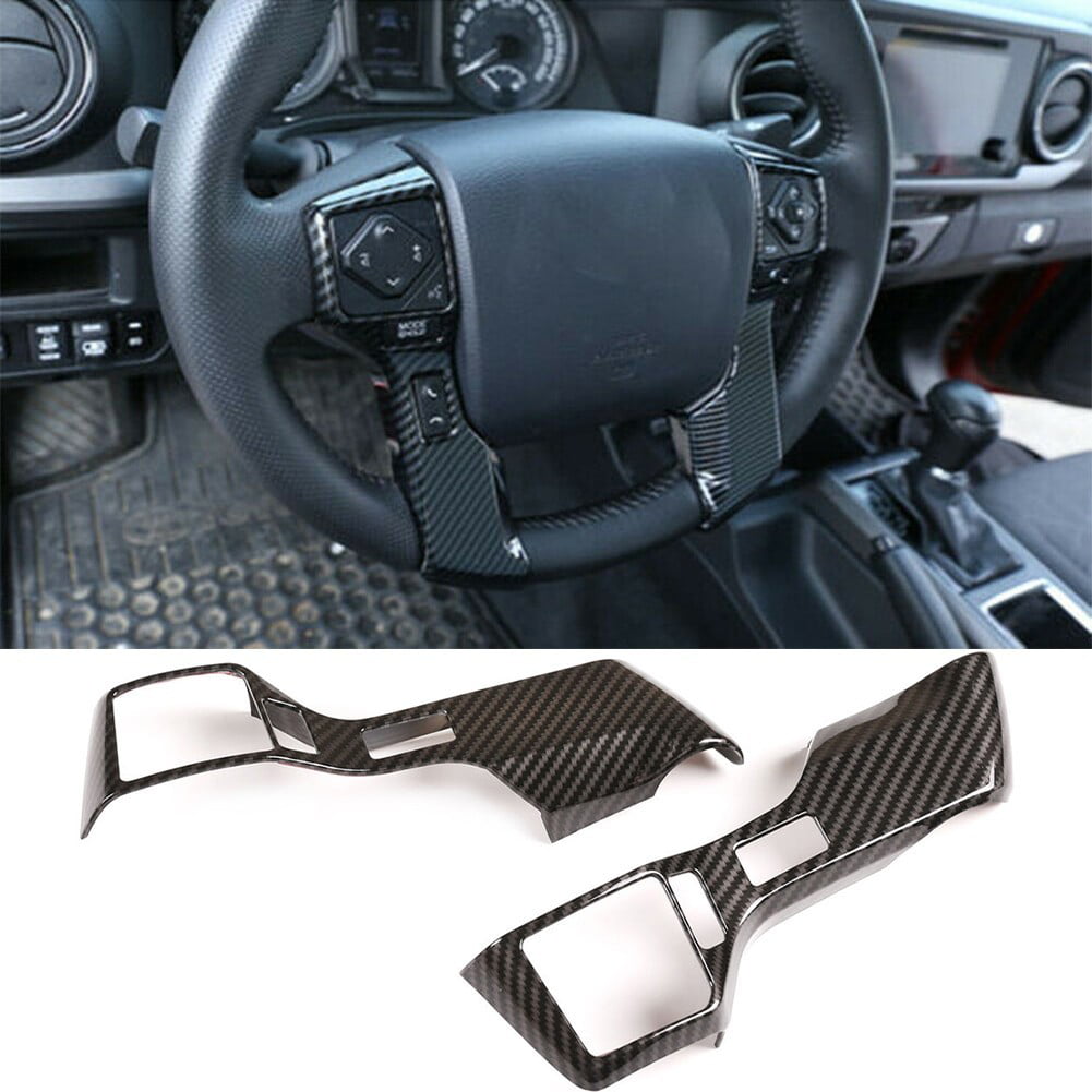 ABS Carbon Dashboard Console Switch Cover Trim  For Toyota Tacoma 2016-2020
