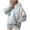 Blue, variant on Women's Knitted Cardigan Fall Winter Fashion Striped Loose Pullover Sweater Soft Comfortable Casual Long Sleeve Tops