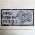 thumbnail image 5 of zhangmingg Style Happy Life License Plate Metal Sign for Home Bar Store Wall Art Poster, 5 of 5