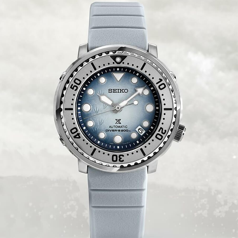 Seiko SRPG59 Prospex Save The Ocean Special Edition Antarctica Dive Watch - Baby Tuna - image 4 of 7