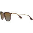 thumbnail image 5 of Ray-Ban Erika RB4171 Sunglasses - (6593T5) Transparent Dark Brown/Brown Gradient Polarized - 54mm, 5 of 7