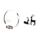 thumbnail image 5 of Portabotellas de vino,Soporte para botellas de vino,soporte para botellas de vino,estante de hierro,Estatua de reno,Estatua de reno negro,decoración del hogar,arte y artesanía,Figura de, 5 of 8