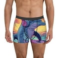 thumbnail image 1 of Fotbe Hip-Hop DJ Dolphin Calzoncillos Tipo Boxer con Bolsa de Soporte Total para Hombre, X-Temp Fresco, Transpirable y de Secado Rápido-Small, 1 of 5