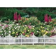 thumbnail image 4 of Expert Gardener 4 Pieces White Plastic Garden Fence, Picket Fence Edgings for Lawn, Flowerbeds, Plant Borders - Decorative Yard, 4 of 5