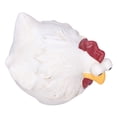 thumbnail image 4 of Adornos de pollo con ojos grandes, divertidas estatuas de pollo para jardín, escaleras, granja, Patio traseroC, 4 of 5