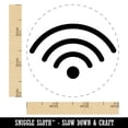 thumbnail image 2 of Internet Wifi Symbol Self-Inking Rubber Stamp Ink Stamper - Red Ink - Small 3/4 Inch, 2 of 7