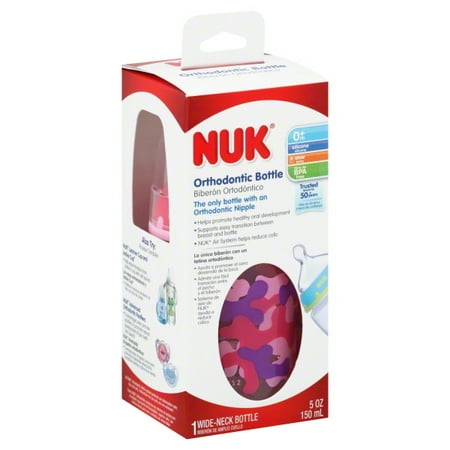 Gerber Nuk Camo 5oz 1pk Bottle