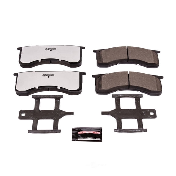PowerStop Z36-769 Z36 Truck and Tow Carbon Fiber-Ceramic Brake Pads with Hardware