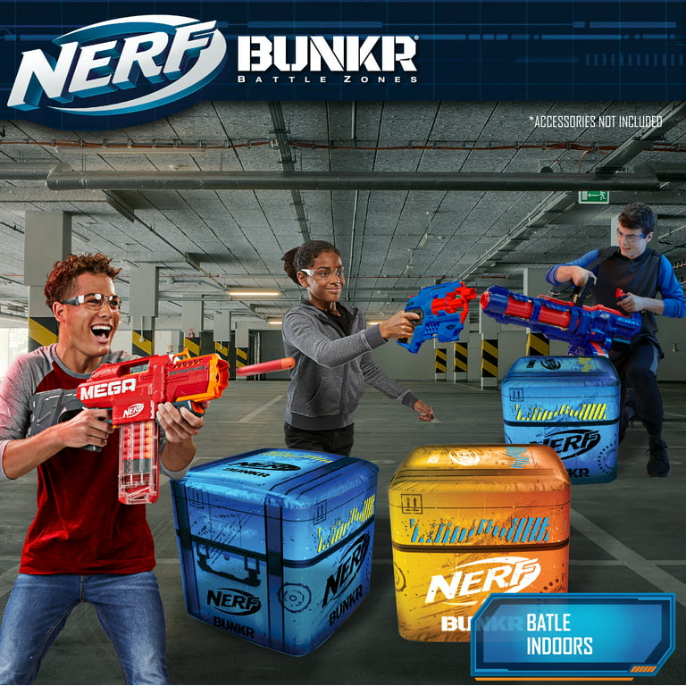 Soldat Formålet Trække på Nerf Bunkr Go Battle Set (3 Pack) - Walmart.com