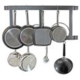 thumbnail image 2 of Rogar 1910 Ultimate Wall Mounted Pot Rack Vertical & Horizontal in Black, 2 of 5