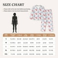 thumbnail image 4 of Sikiie Red Squirrel And Blue Rabbit Women's Long-Sleeve Shirt and Full-Length Bottom Pajama Set (s-xxl)-Large, 4 of 7