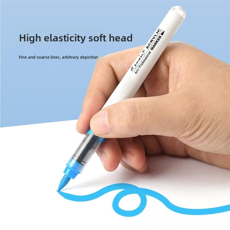 CEORPER Artist Acrylic Markers With Quick Dry Formulas Ergonomic Barrels For Drawing