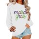 thumbnail image 1 of Mujeres de Manga Larga Tops Navidad Informal Impreso Cuello Tripulado Sudadera Invierno Acogedor, Mujeres de Manga Larga Navidad Tops, 1 of 6