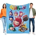 thumbnail image 1 of Oddbods anti-pilling, suave, ligera, esponjosa y acogedora de lujo para hogar y cocina – Perfecta para niños y adultos,130X150cm, 1 of 6