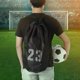thumbnail image 2 of Mochila con Lazo de Malla Baloncesto Fútbol Fútbol Entrenamiento Deportivo Ejercicio de Mochila de Malla Bolso con Cordón(negro) Unbranded TJ04417-02, 2 of 6