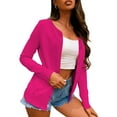 thumbnail image 4 of LETDIOSTO Women's Button Down Crew Neck Long Sleeve Soft Knit Cardigan Sweaters S-2XL, 4 of 7