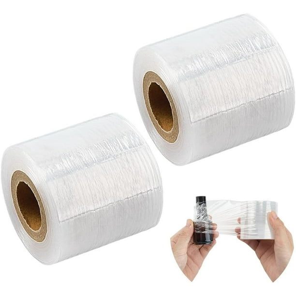 218,7 yardas/rollo Mini Film estirable para botellas y frascos 2,36 pulgadas Film estirable de alta resistencia