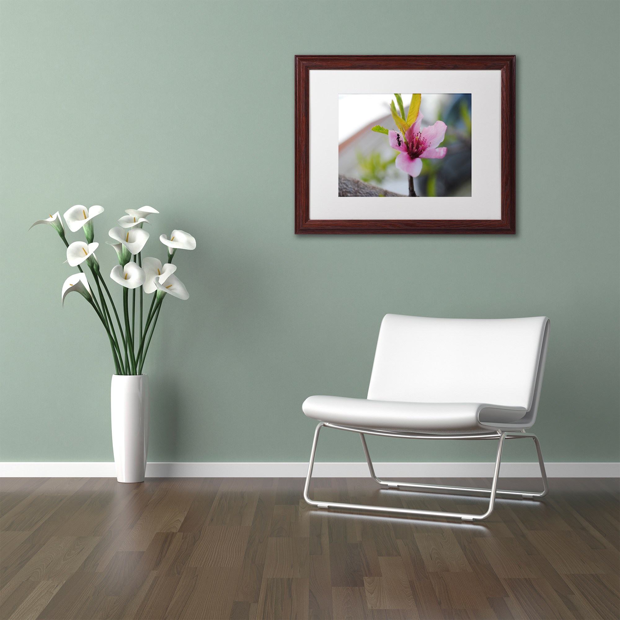 Trademark Fine Art "Expressive Individuality" Canvas Art by Monica Mize, White Matte, Wood Frame