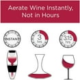 thumbnail image 2 of Red Wine Aerator-Wine Aerator Pourer- Includes Base Enhanced Flavors with Smoother Finish-Black, 2 of 6