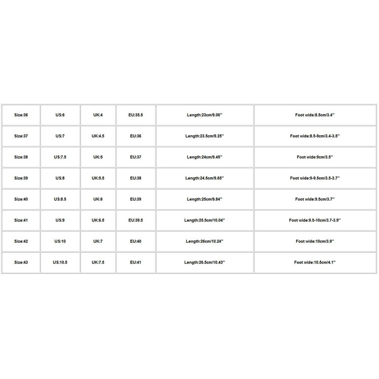 New look slipper size guide clearance