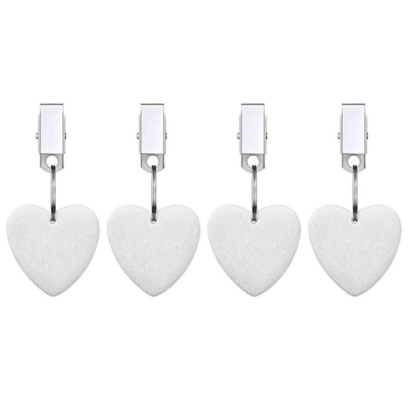Bovemsi Clearance Tablecloth Counterweight Tablecloth Pendant Heart Shape Table Cover Counterweight Stone Table Counterweight Hanger With Metal Clip for Tablecloth Decoration Dinner Outdoor Picnic