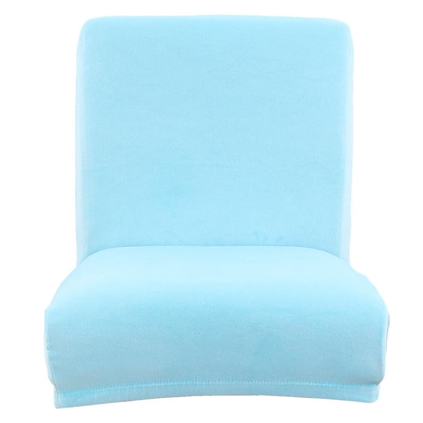 Cubierta de asiento de silla de comedor de Spandex Funda de taburete de bar para Zulema Cubiertas cortas para sillas traseras