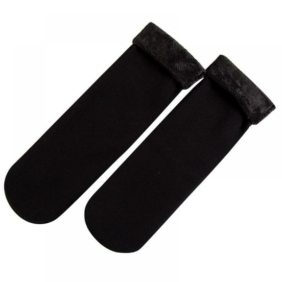 Baywell Women Slipper Fuzzy Socks 10 Pairs Fluffy Cozy Cabin Warm Winter Soft Thick Comfy Fleece Non Slip Home Socks Black