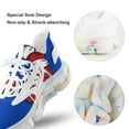 thumbnail image 7 of American Flag Blue Red White Walking Shoes for Men Woman Lightweight Tennis Fashion Elastic Sports Shoes Cushion Basketball Shoes, 7 of 7