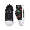 thumbnail image 3 of Bocca Kid's Walking Sneakers Black Dinosaur Boys Canvas Shoes Size 9, 3 of 6