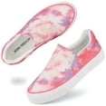 thumbnail image 5 of Womens Slip on Sneakers Comfortable Walking Shoes in Pink, 5 of 7