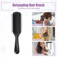 thumbnail image 7 of Unique Bargains Hair Brush 9 Row Styling Brush for Women Detangling Brush Travel Wet Hair Brush for Curly Hair Black, 7 of 7