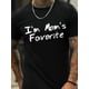 thumbnail image 1 of 1 pc, 100% cotton T-shirt, Mens Trendy Letter-printed T-Shirt - Short-Sleeve Crew Neck Casual Top - Lightweight & Comfortable for Spring/ Summer Wear Tee For Adult, Men, Women, Teen, Teenager, Adoles, 1 of 6