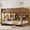 Wheat, variant on Queen Over Queen Solid Pine Wood Bunk Bed with Storage Cabinets, Charging Port & Guardrails, Brown