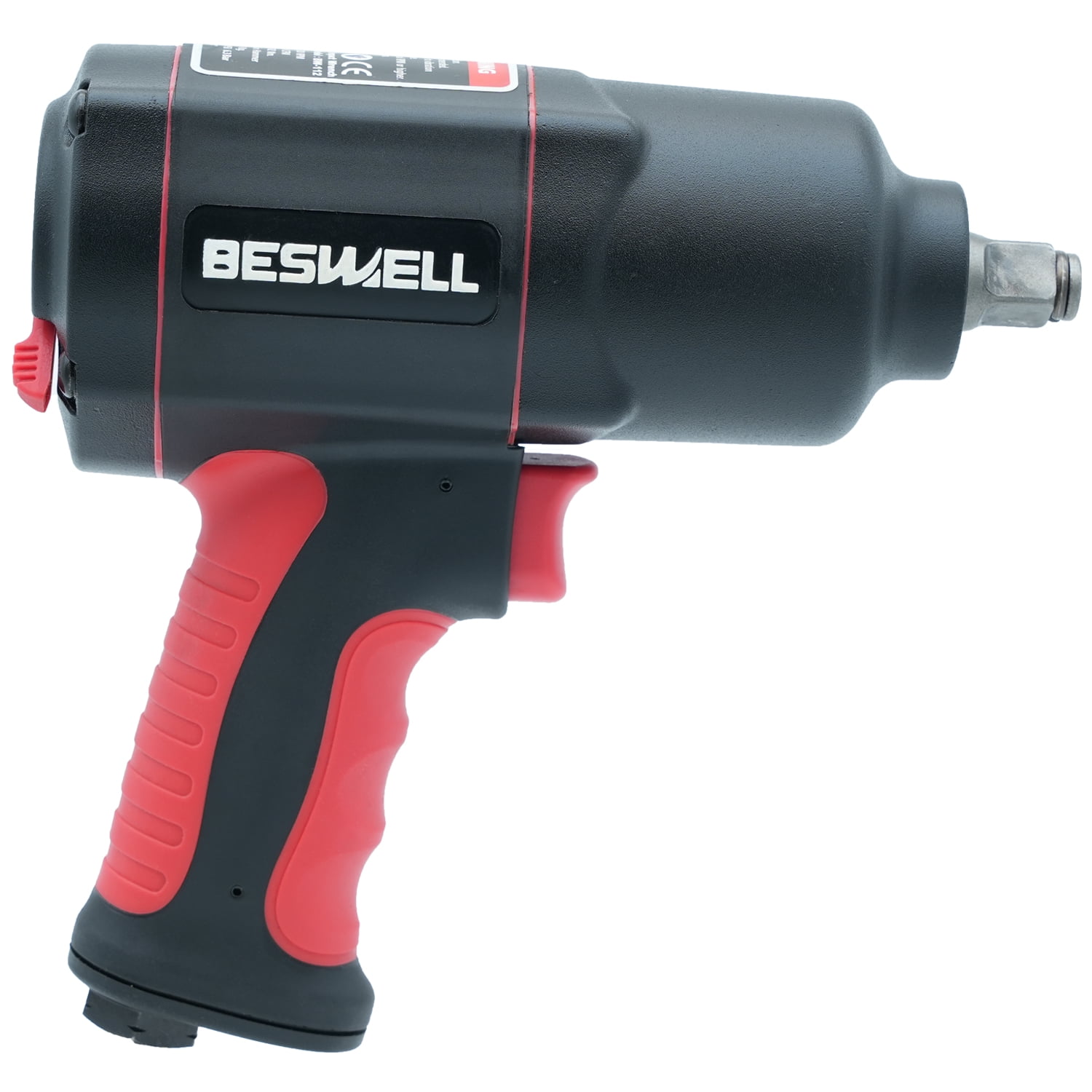 Beswell® 1/2 " High Torque Air Impact Wrench with Up to Real 1180 Foot-Pounds Max Loosen Torque Output-BW-112BN