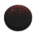 thumbnail image 3 of Balery Red Glitter1tire Cover Waterproof Dust-Proof, Universal Spare Wheel Tire Cover For Trailer, Rv, Suv Truck And Vehicle Camper Accessories-14 Inch, 3 of 9