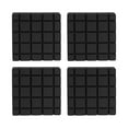 thumbnail image 3 of kowaku 4 Pieces Anti Pads for Washing Machine Square Rubber Prevents Scratches Non Slip Protects Floor Foot Pads for Table Black, 3 of 9