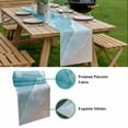 thumbnail image 5 of Blue Coastal Wave Table Runner - 120 Inch Long, Kitchen Dining Table Runner Dresser Scarves, Summer Modern Ocean Beach Farmhouse Decor for Coffee Tables Wedding Party Banquet, 5 of 8