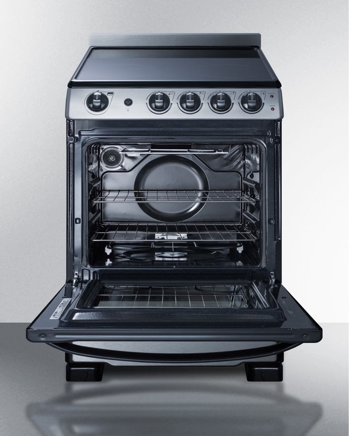 24" Wide Electric Smooth-Top Range
