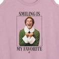 thumbnail image 3 of ELF - Christmas Smile - Women's Racerback Tank Top, 3 of 5
