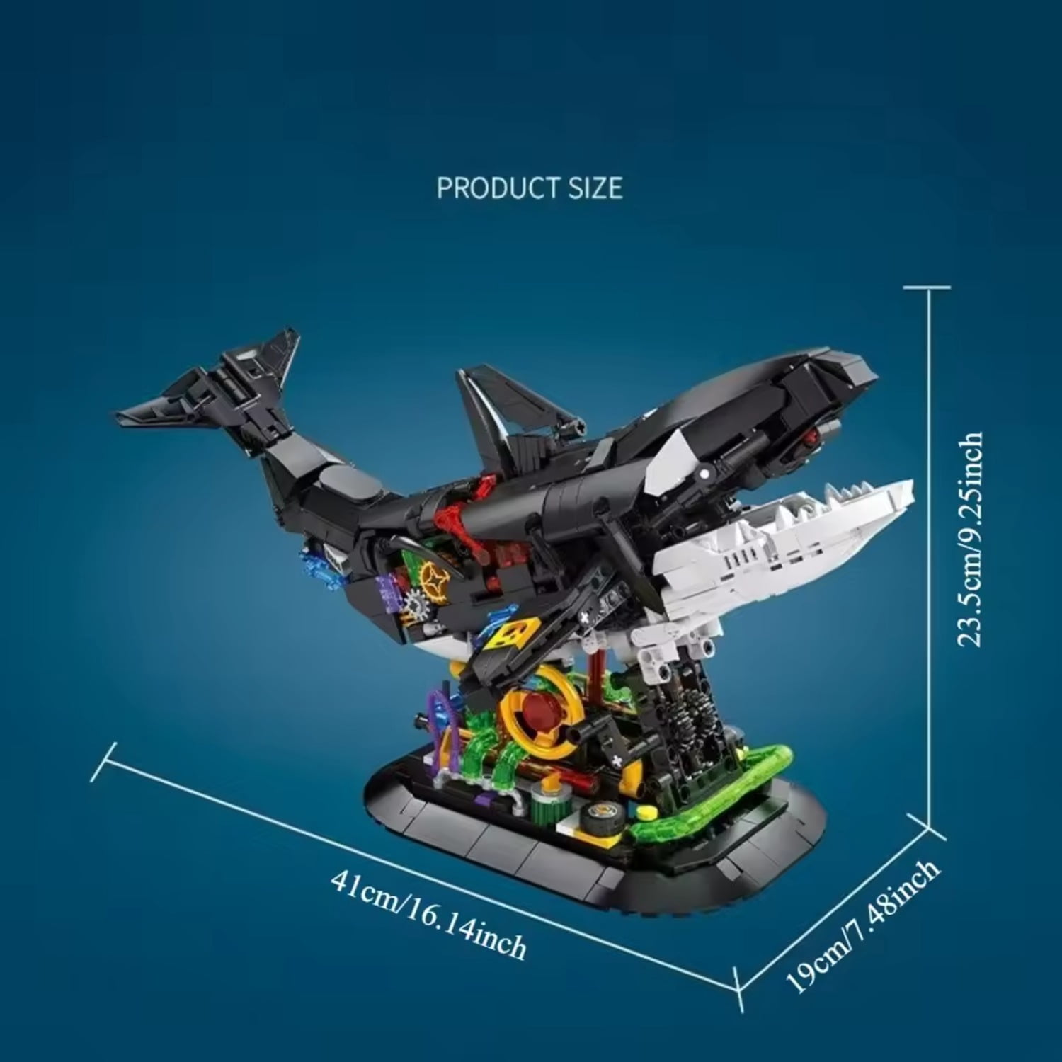 orca 他の方はご購入出来ません Remocguys Mechanical Orca Building Set Compatible with Lego Animal