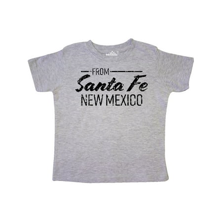 

Inktastic From Santa Fe New Mexico in Black Distressed Text Gift Toddler Boy or Toddler Girl T-Shirt