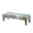 Watercolor Beach, variant on Psesaysky Rectangular Long Bench Slipcover with Leopard Pattern, Polyester Spandex Anti Dust Stretch Cover for Dining Room and Bedroom