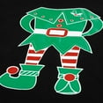 thumbnail image 3 of Matching Family Christmas Pajamas Sets Holiday PJs with Elf Print Loungewear Sleepwear, 3 of 6