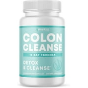 Havasu 15-Day Fast-Acting Colon Cleanse Detox | Laxative Pills for Constipation Relief, & Weight Loss, 30ct